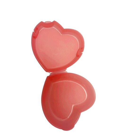 Vintage Tupperware Heart Shape Keeper Storage Case Pink - Picture 3 of 3